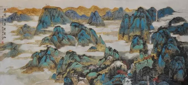 革命摇篮井冈山240x120cm