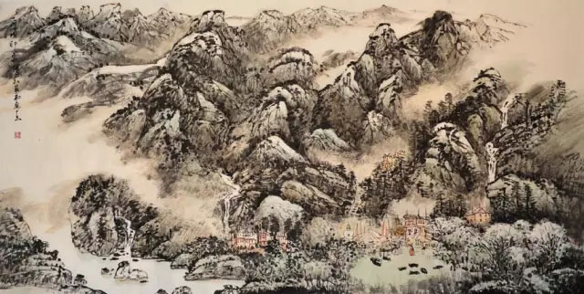阿坝印象140x68cm