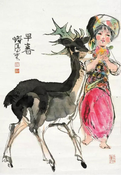 程十发-早春