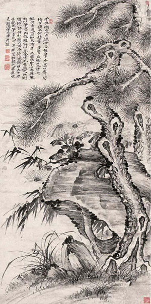 历代名家笔下的兰花图