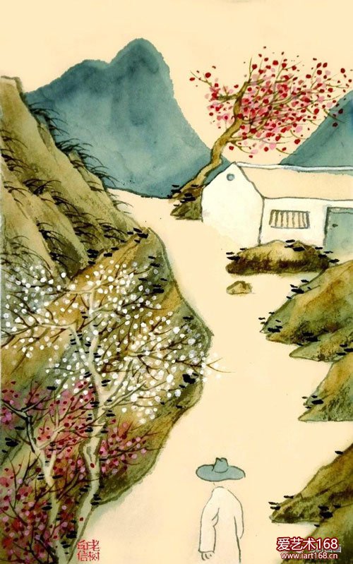 总有一棵树，等待春风回。总有一间屋，不知住着谁。