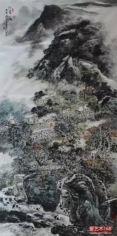 衣惠春山水画作品之262——巜沂蒙山采风写生作品》