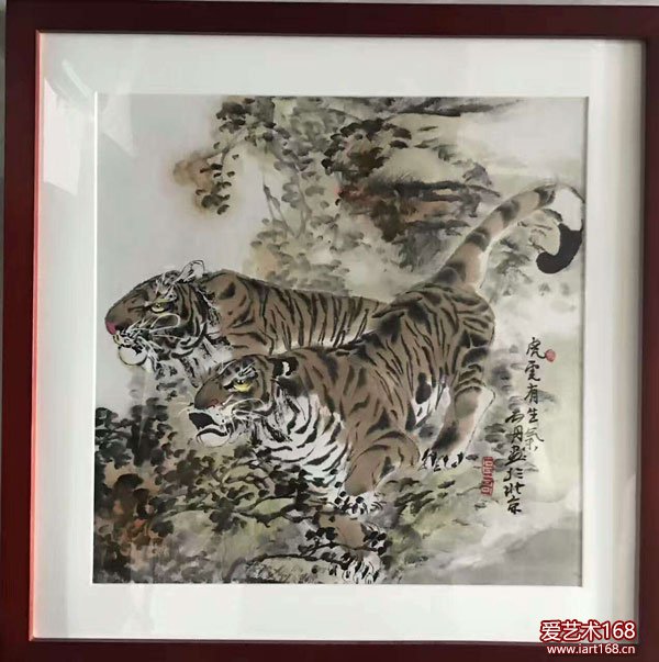 衣惠春艺术动态之207——《石丹、衣阳的礼品画》