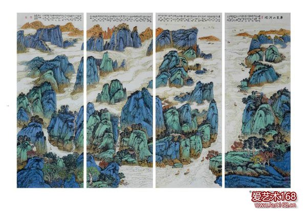 《华夏山河颂》200cm-x-140cm