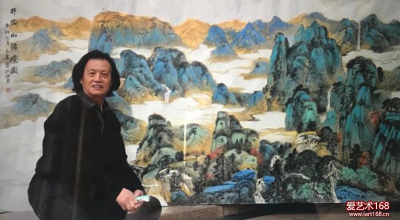 衣惠春山水画作品之318——革命摇篮井冈山之一
