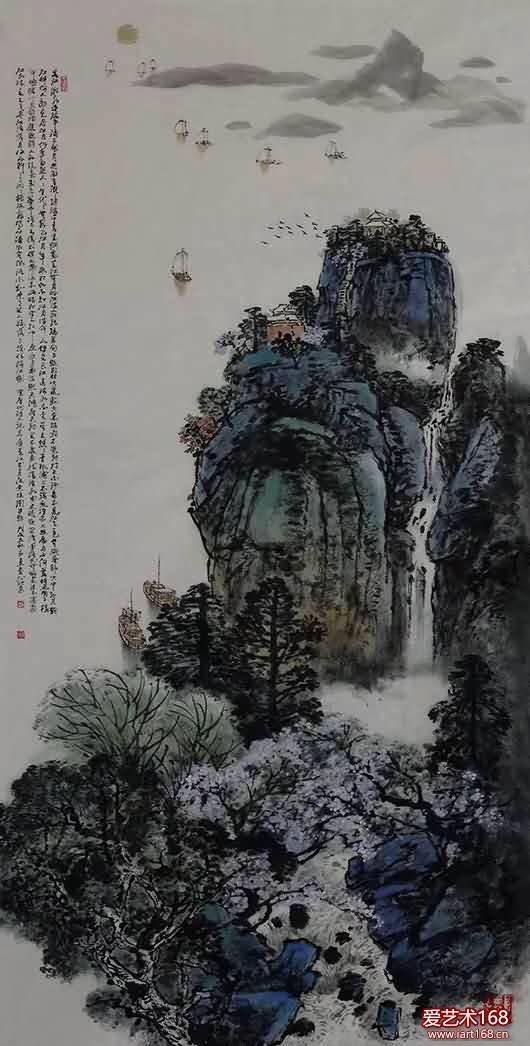 衣惠春山水作品之️357——作品三幅
