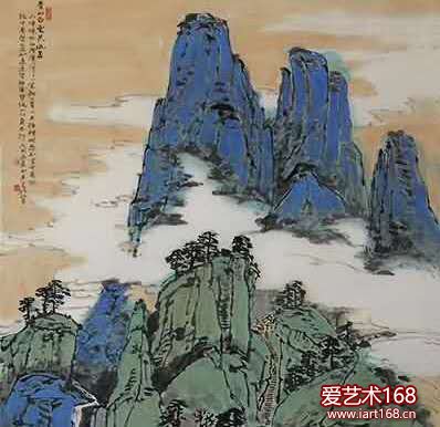 青山白云共幽奇